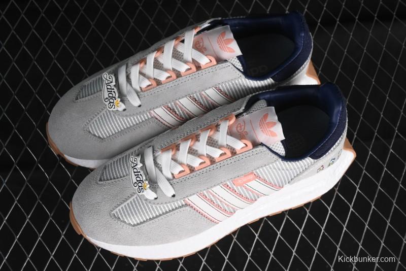 Adidas Retropy E5 Running Shoes with Popcorn Foam Technology - JR0107