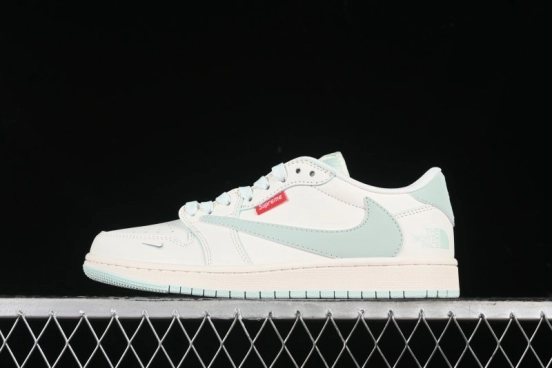 Nike Travis Scott x Fragment Design x Air Jordan 1 Low OG SP AJ1 Supreme North Face Collaboration - XZ5158-001