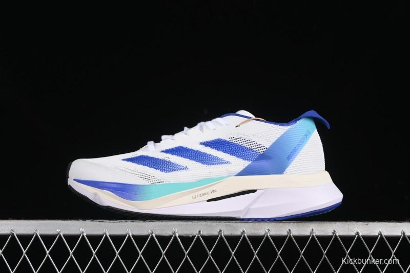 Adidas Adizero Boston 12 Junior Running Shoes with Lightstrike Pro and ENERGYROD - JR2731