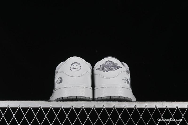 Nike Travis Scott x Fragment Design x Air Jordan 1 Low OG SP AJ1 Low Top Casual Sneakers - AG3702-803