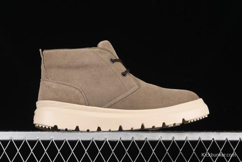 UGG Burleigh Chukka Comfort Flat Lace-Up Round Toe Casual Boots - 1151773