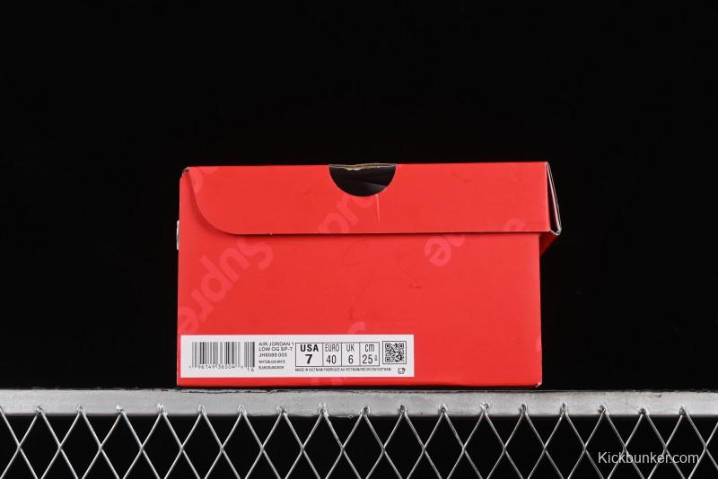 Nike Travis Scott x Fragment Design x Air Jordan 1 Low OG SP AJ1 Supreme Collaboration - JH6089-005