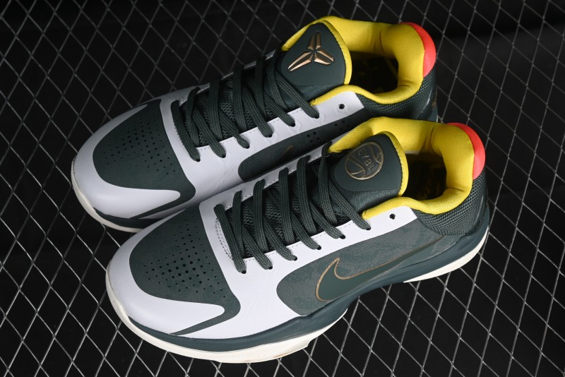 Nike Zoom Kobe 5 EYB Elite Green Professional Basketball Shoes - CD4991-300