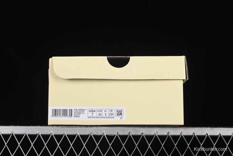 Nike Travis Scott x Fragment Design x Air Jordan 1 Low OG SP AJ1 Low Top Casual Sneakers - XY2688-111