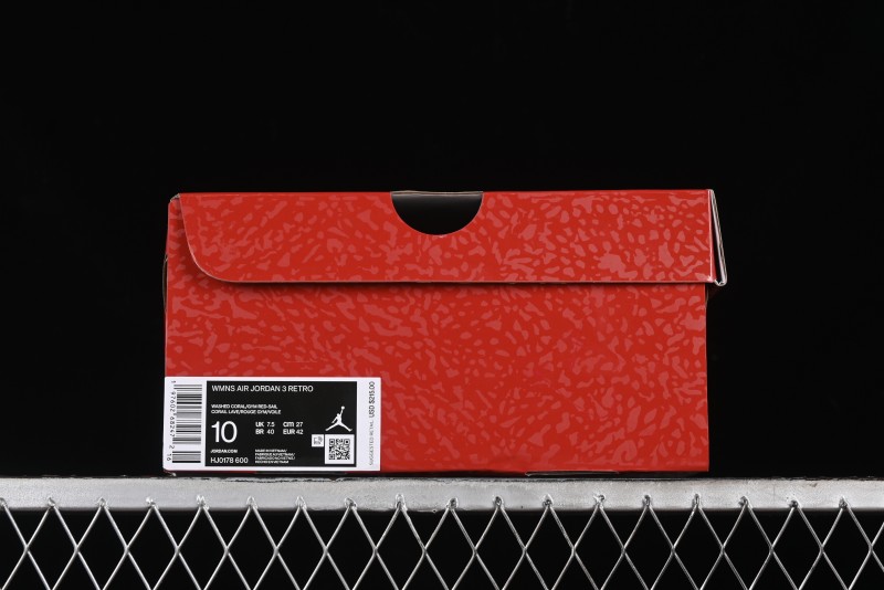 Nike Air Jordan 3 Retro Valentine's Day Limited Edition Sneakers - HJ0178-600