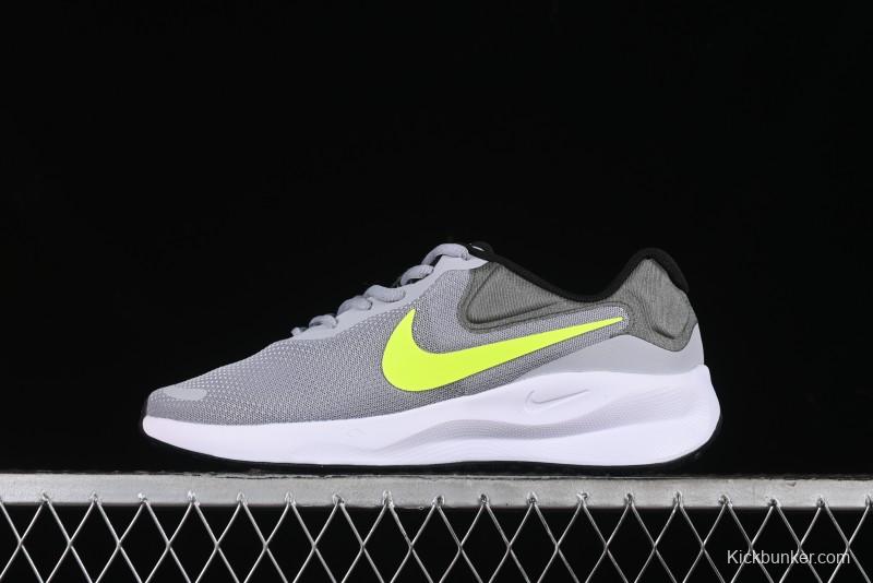 Nike Revolution 7 Wide Running Shoes with Breathable Mesh Upper and Durable Rubber Outsole - FB2207-002