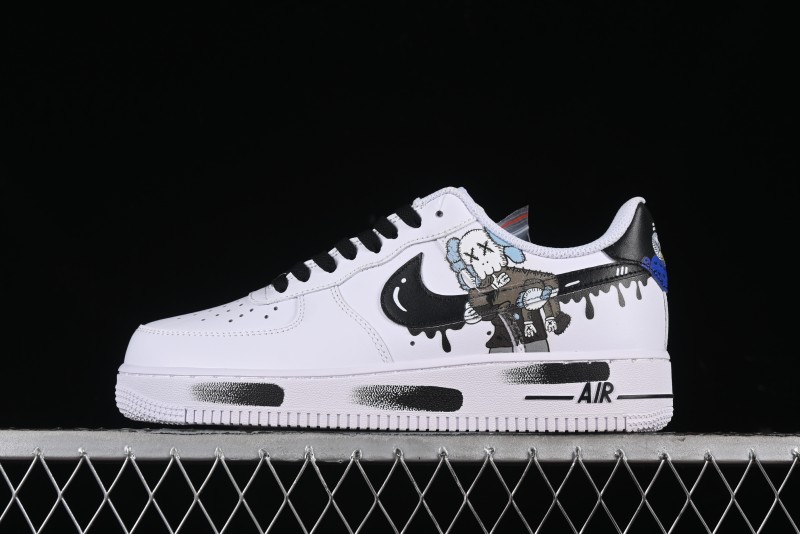 Nike Air Force 1 '07 Low Kaws Bear Collaboration Casual Sneakers - CW2288-111