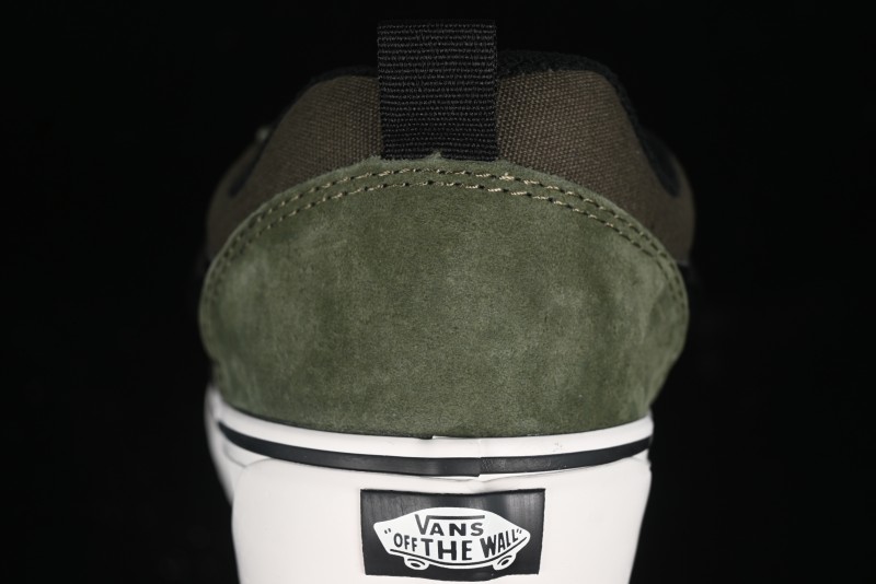 Vans Knu Skool DR White Black Green Chunky Sneakers - VN000CZU50K