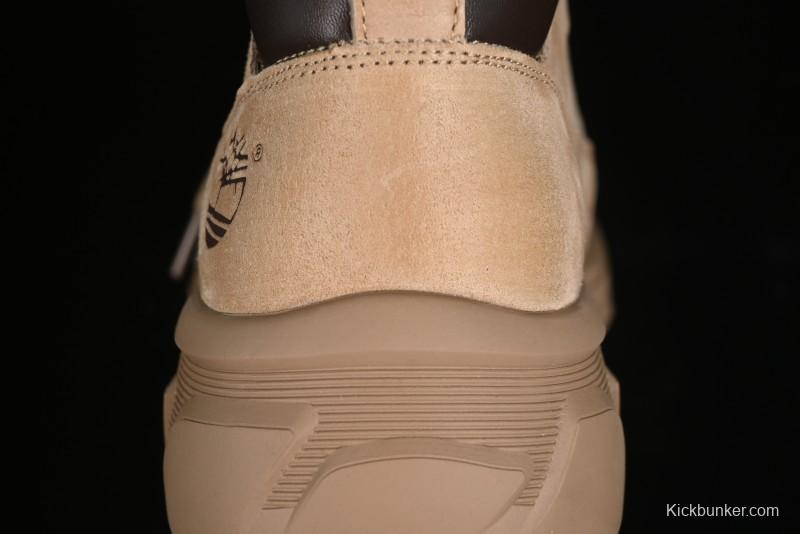 Timberland Outdoor Mid-Top Casual Martin Boots with Premium Suede Leather and Anti-Odor Insole - TB10059SAND