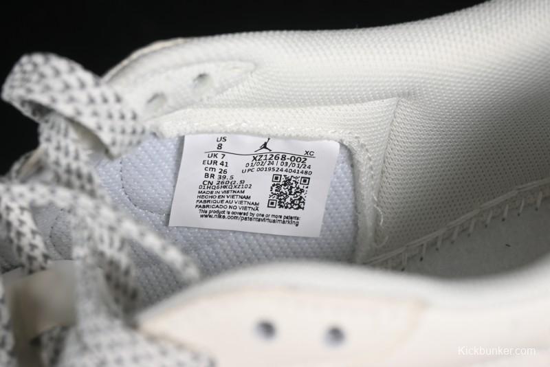 Nike Travis Scott x Fragment Design x Air Jordan 1 Low OG SP AJ1 LV Collaboration - XZ1268-002