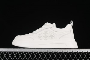 ECCO Street ACE Series Autumn New Retro Fashion Casual Leather Platform Sneakers - 63336101002