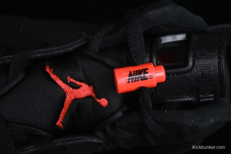 Nike Air Jordan 6 Retro Basketball Shoes with Infrared Design and 3M Reflective Details - 384664-060