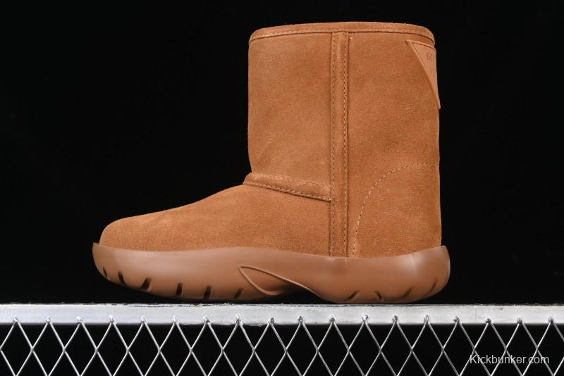 Bottega Veneta Snap Round Toe Slip-On Ankle Snow Boots - 578321