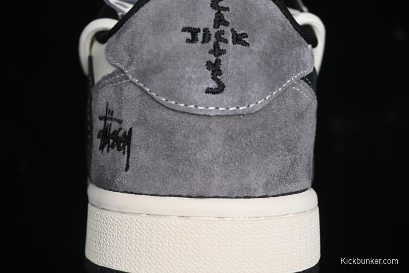 Nike Air Jordan 1 Low OG SP Travis Scott x Fragment Design Collaboration Sneakers - SJ0086-141