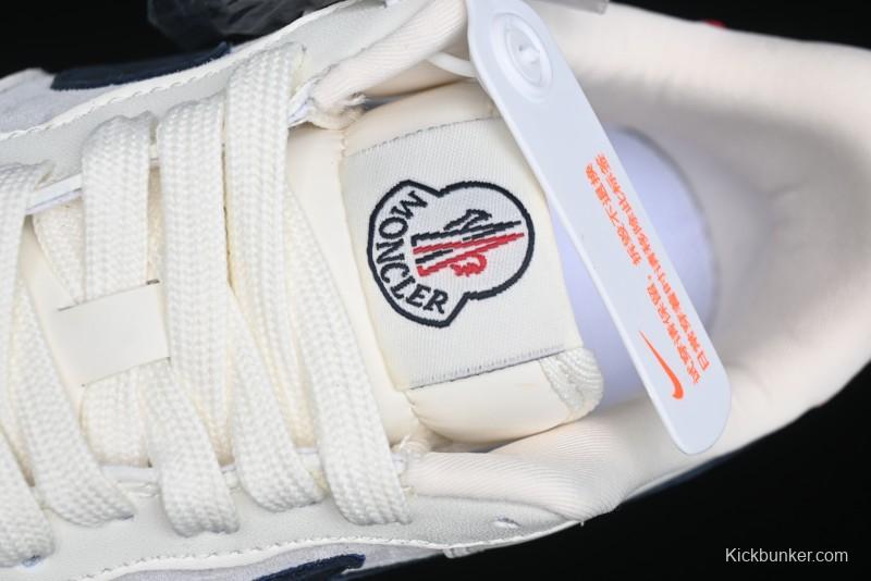 Nike Air Force 1 '07 Low Moncler Collaboration - Light Blue & Pigment Dyed Two-Tone Low-Top Casual Sneakers - CH6336-512