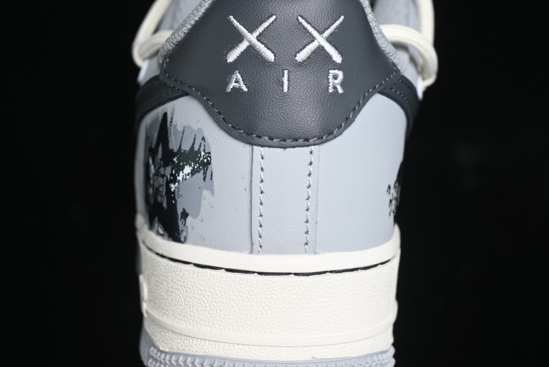 Nike Air Force 1 Low "Vinyl" Casual Sneakers with Lace-Up Design - KS6896-666