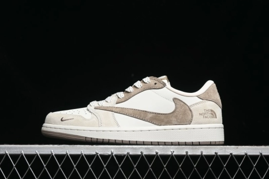 Nike Travis Scott x Fragment Design x Air Jordan 1 Low OG SP AJ1 Retro Sneakers - AG3702-801