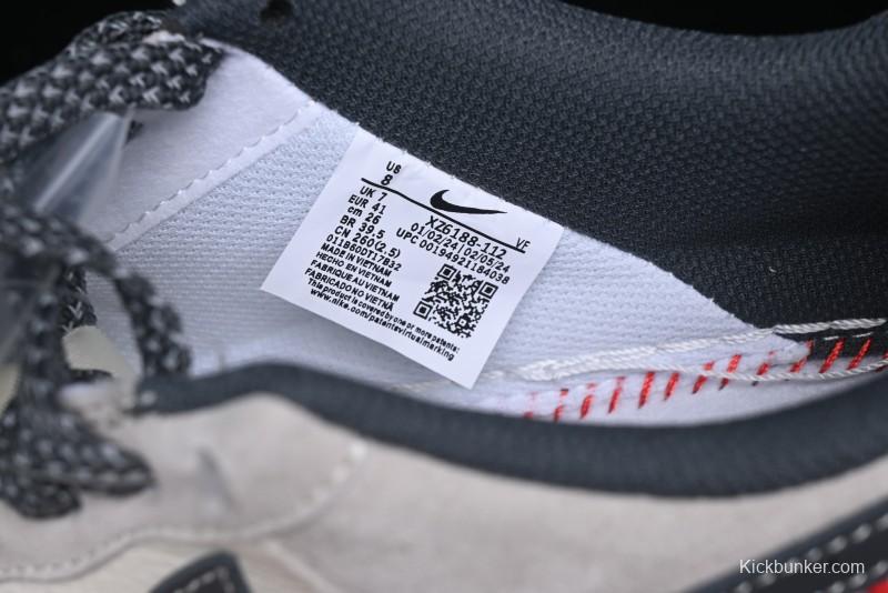 Nike Air Force 1 '07 Low Supreme The North Face Collaboration - Grey Black Red Logo - XZ6188-112