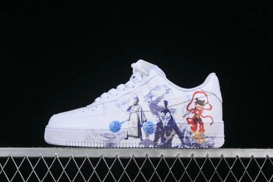 Nike Air Force 1 '07 Low Casual Sneakers with Built-in Full-Length Air Cushion - DD8959-100