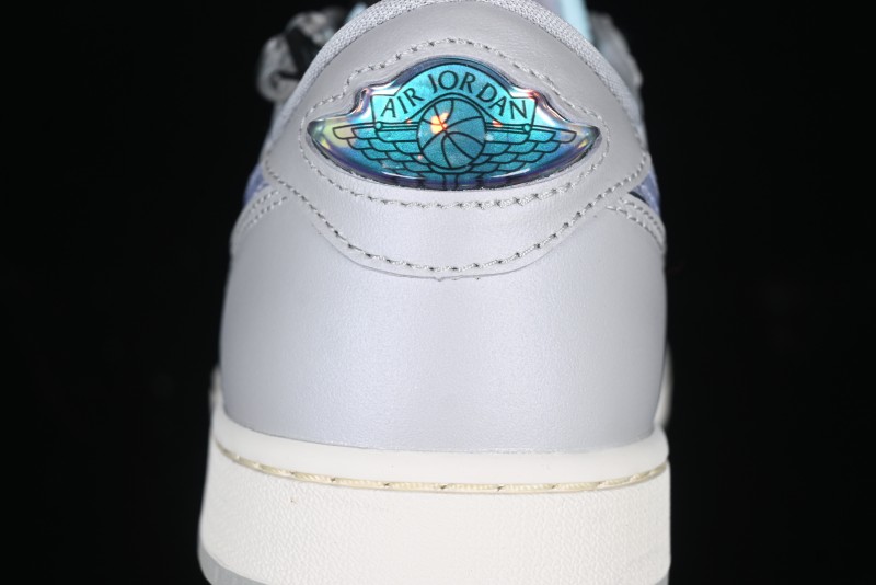 Nike Air Jordan 1 Low OG CNY AJ1 Snake Year Limited Silver Snake Low-Top Retro Basketball Shoes - HF3144-100
