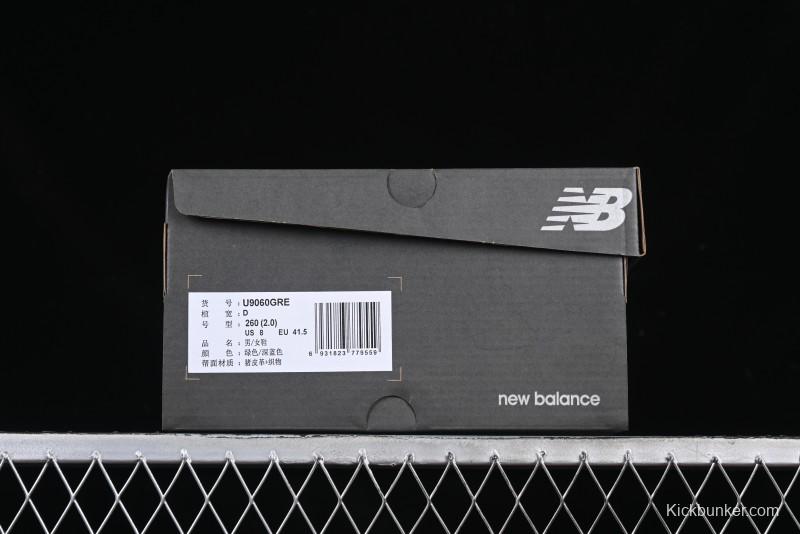 New Balance 9060 Retro Casual Running Shoes with ABZORB Cushioning Technology - U9060GRE