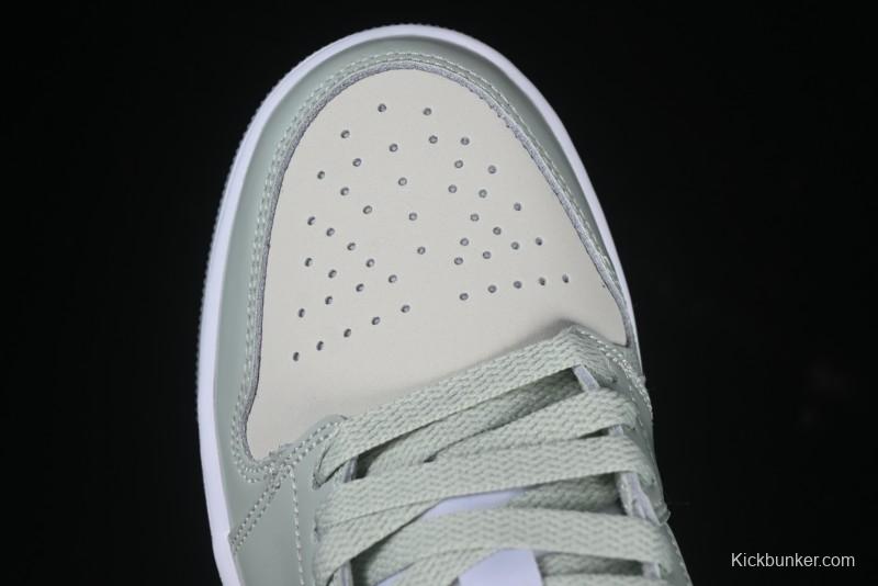 Nike Air Jordan 1 Low AJ1 Amber Green Low-Top Casual Sneakers - HF4078-100