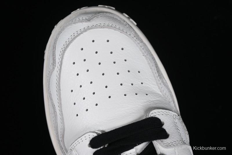 SMFK Comfortable Chunky Sole White Sneakers - T.D4