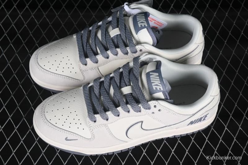 Nike SB Dunk Low Anniversary Premium Customized Logo Low-Top Casual Skate Shoes - BB7518-022