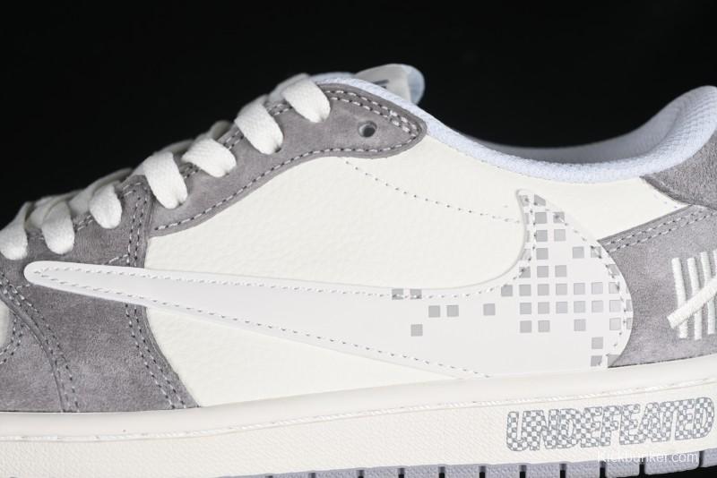 Nike Travis Scott x Fragment Design x Air Jordan 1 Low OG SP AJ1 Retro Casual Sneakers - DM7866-048