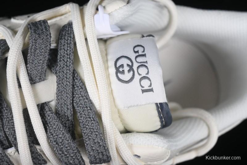 Nike Air Force 1 '07 Low Gucci Collaboration Smoke Gray Drawstring Casual Sneakers - SJ1198-105