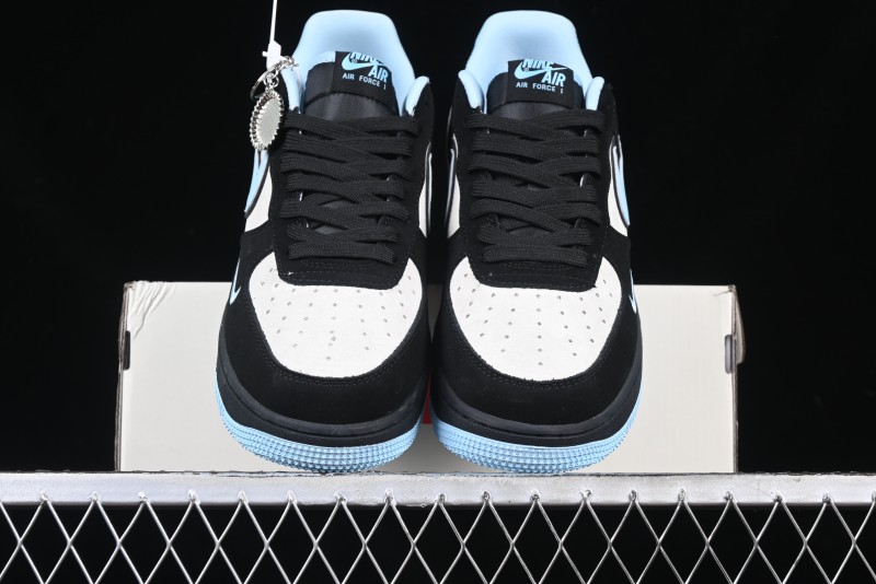 Nike Air Force 1 '07 Low Supreme Collaboration Tiffany Blue Low-Top Casual Sneakers - DF0188-025