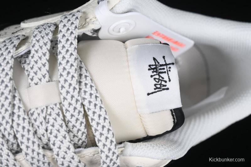 Nike Air Force 1 '07 Low Stussy Collaboration - Black White Casual Sneakers - XZ6188-671