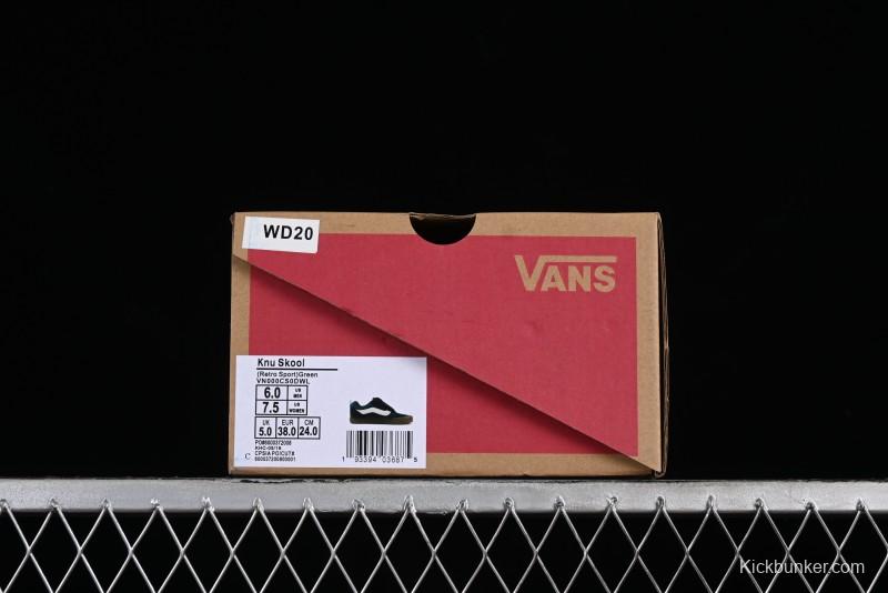 Vans Classics Knu Skool Retro Sneakers with Enlarged Toe and Thickened Sole - VN000CS0DWL