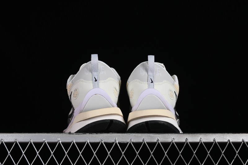 Nike Sacai VaporWaffle 3.0 Deconstructed Sneakers with Overlapping Swoosh and Dual Tongue - CV1363-101