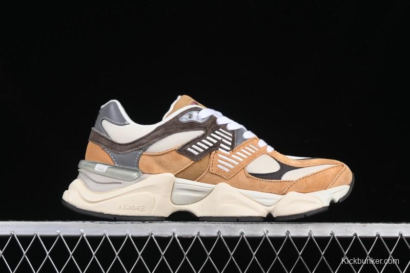 New Balance 9060 Retro Casual Running Shoes with ABZORB Cushioning - U9060WOR