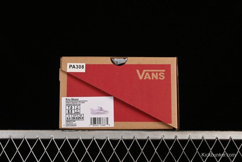 Vans Classics Knu Skool Retro Chunky Tongue Sneakers with Enlarged Toe and Breathable Mesh - VN000CRP0L08