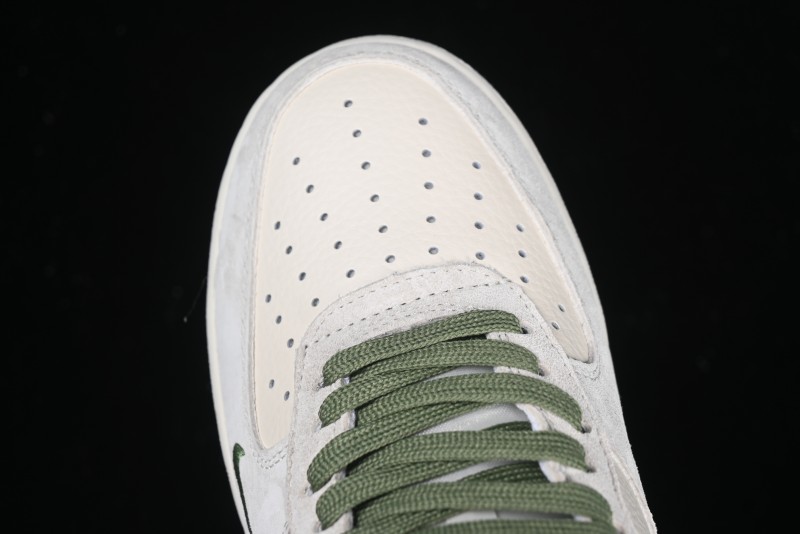 Nike Air Force 1 '07 Low The North Face Collaboration Green Snake Swoosh Casual Sneakers - DF0188-026