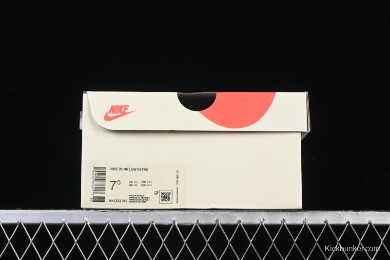 Nike SB Dunk Low FOG Collaboration - Anniversary High-End Custom Low-Top Casual Sneakers - KK1333-016