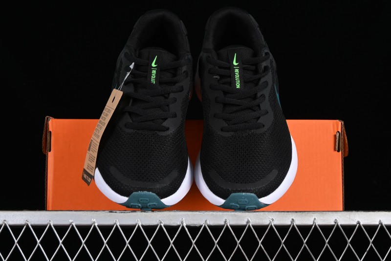Nike Revolution 7 Wide Running Shoes with Breathable Mesh and Durable Cushioning - FB2207-004