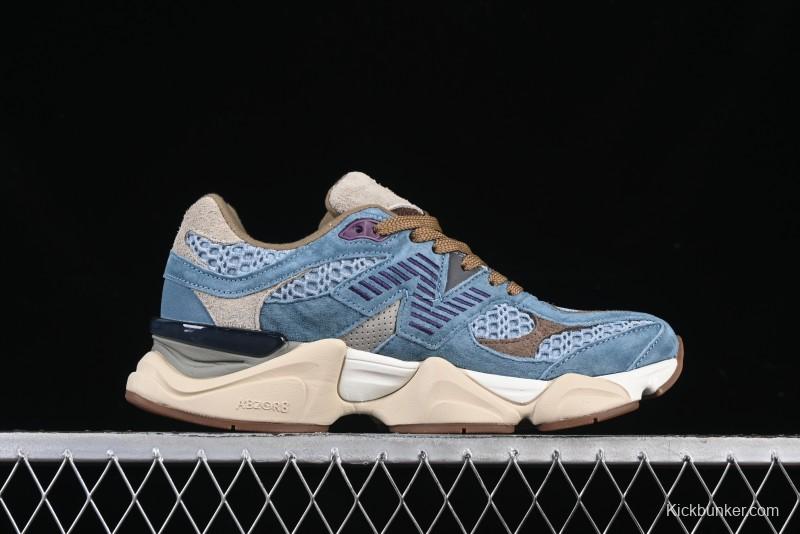New Balance 9060 Retro Casual Running Sneakers with ABZORB Cushioning Technology - U9060BD1