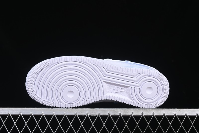 Nike Air Force 1 '07 Low Snow Tie-Dye Casual Sneakers with Lace-Up Closure - ZH0316-057