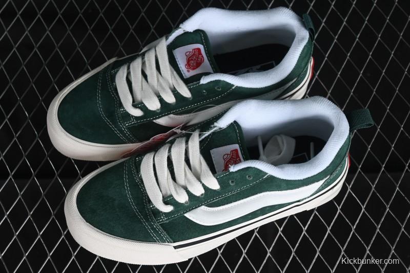 Vans Classics Knu Skool Green Platform Sneakers - VN0AUAK374