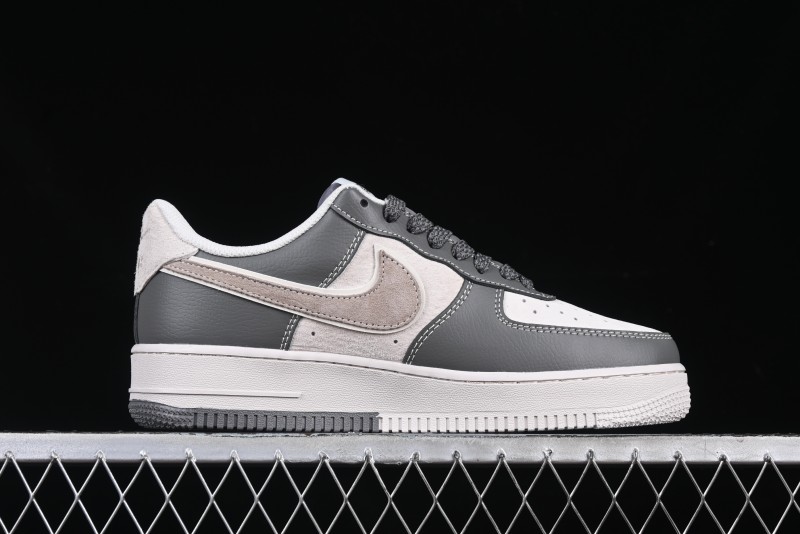 Nike Air Force 1 '07 Low North Face Collaboration Light Grey Two-Tone Low-Top Casual Sneakers - DM6688-046