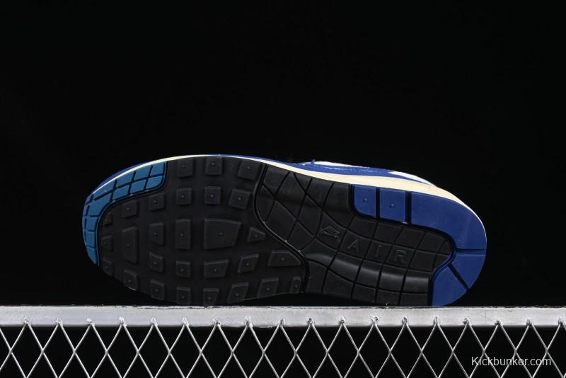 Nike Air Max 1 Retro Running Shoes with Half-Sole Air Cushion - FQ8048-133
