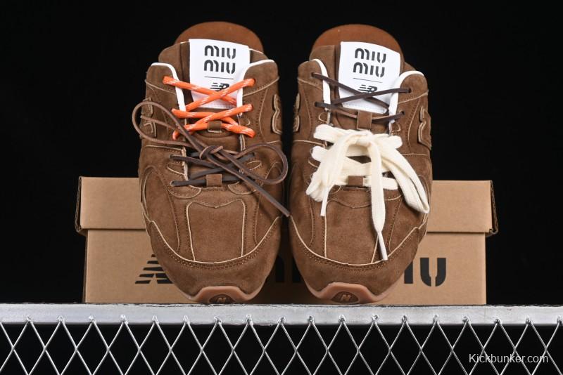 MiuMiu x New Balance 530 Low-Top Classic Retro Casual Slip-On - AJD4