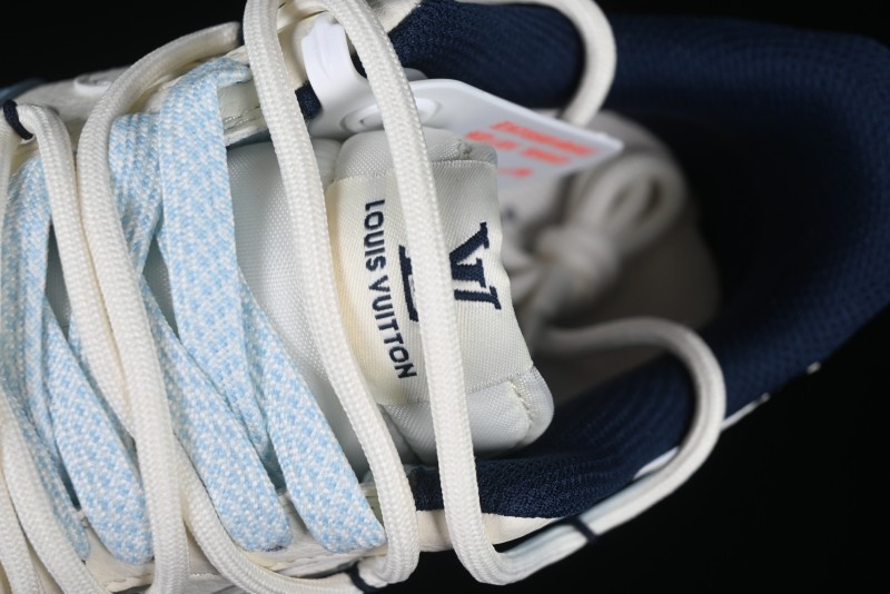 Nike Air Force 1'07 Low LV Collaboration University Blue Drawstring Casual Sneakers - DM6868-058