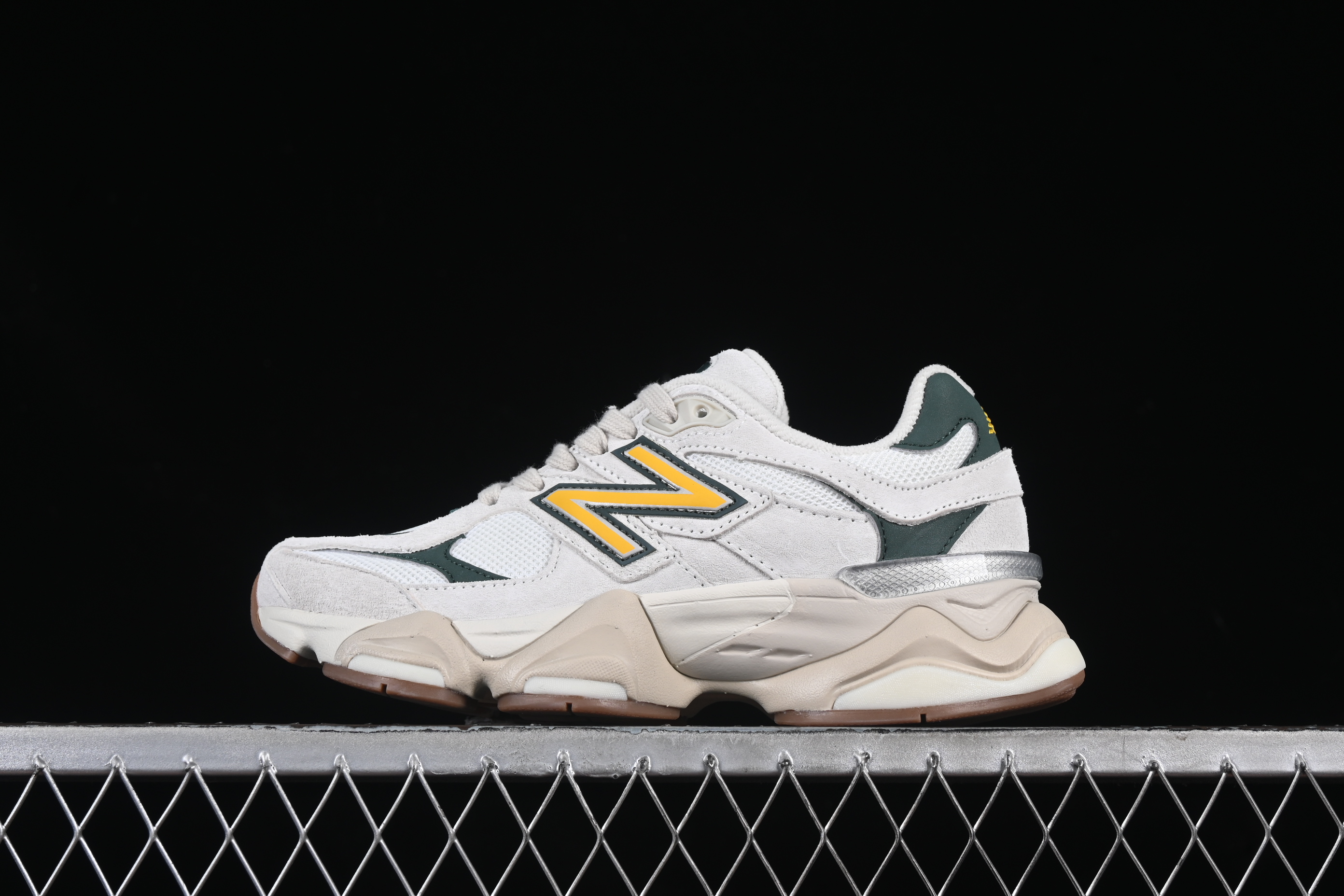 New Balance NB9060 Series Retro Casual Running Shoes with ABZORB Cushioning - U9060AGG