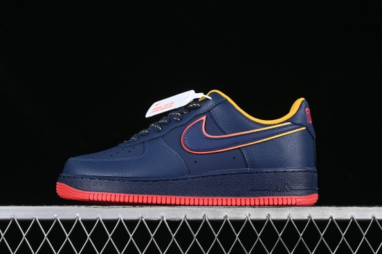 Nike Air Force 1'07 Low Casual Sneakers with Full-Length Air Cushion - HV5752-410