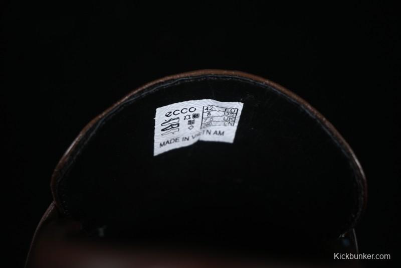 ECCO London Collection Slip-On Business Men's Leather Shoes with Wide Toe Design and Innovative Sole - 61160801002