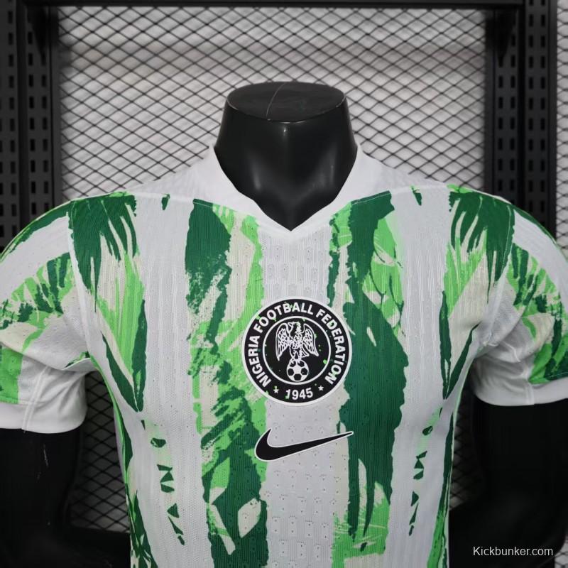 Player Version 2025 Nigeria Green/White Jersey